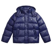 polo ralph lauren abrigo de plumas woven-bomber-jacket para nina