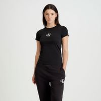 calvin klein jeans camiseta negra j20j223563-beh