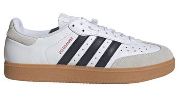 Zapatillas de ciclismo adidas velosamba leather blanco azul unisex