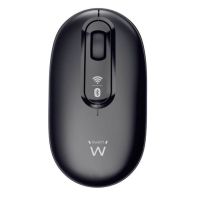 ewent ew3241 dual-connect raton optico inalambrico bluetooth 1200 dpi negro