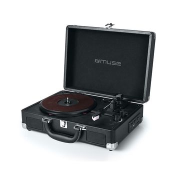 Turntable Stereo System 3 Speeds 33/45/78 Rpm Black