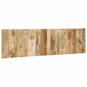 Cabecero De Cama 180 Cm Madera Maciza De Mango Rugoso