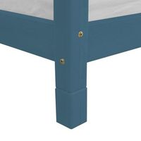 6 pies de cama 10 cm foot verde petroleo