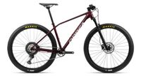 orbea alma h30 mtb shimano 12s 29   rojo oscuro metalizado blanco elegante