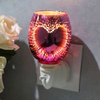 heart 3d plug in oilwax melt warmer