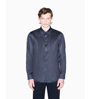 ax armani exchange para hombre xm001942af19194fb436 camisa abotonada marino m azul casual algodon clasico manga larga