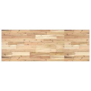Encimera Tocador De Baño Madera Acacia Sin Tratar 140x50x2 Cm Vidaxl
