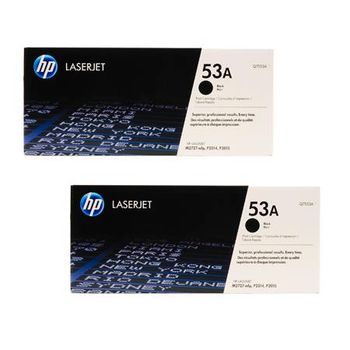 Original Multipack HP LaserJet P2015d Printer Toner Cartridges (2 Pack) -Q7553A
