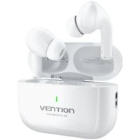 auriculares vention inalambricos bluetooth 54 blancos con estuche de carga e ipx4