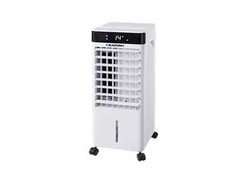 Climatizador evaporativo - NK BP2018, 65 W, 3 Velocidades, Depósito 8L, 2 Potencias de Función calor (1000W-2000W), Temporizador 12h, Blanco
