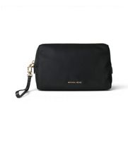 michael kors para mujer 32t6g6zw9c neceser wristlet negro osfa casual nylon reciclado