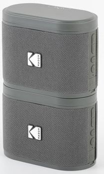 Kodak SOUNDBRIX - Altavoz Bluetooth magnético Divisible V5.4 Altavoz Bluetooth portátil inalámbrico con 4 Altavoces emparejamiento de Sonido estéreo y Tiempo de reproducción de 5 Horas IPX4