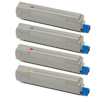 Compatible Multipack Oki 42127408/05 Full Set Toner Cartridges (4 Pack)