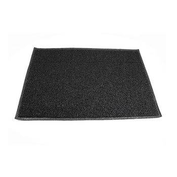 Felpudo exterior 90 x 60 cm negro