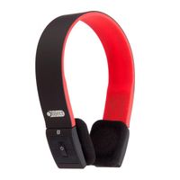 bluetooth stereo headphones red