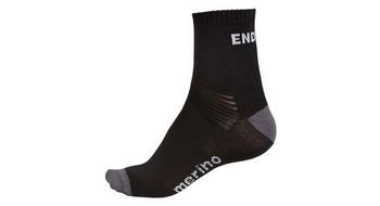 Calcetines endura 2 pack negro merino