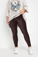 leggings pana marron chocolate mujer curvy y tallas grandes yours