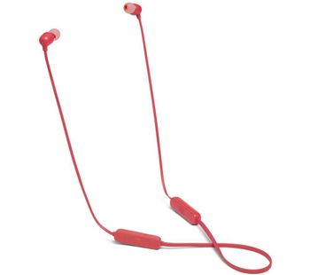 JBL TUNE 115BT Wireless Bluetooth Earphones - Coral, Coral