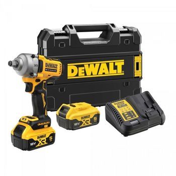 Llave De Impacto Dewalt Dcf891p2t 18v 2x5ah Xr 812nm Amarillo, Negro