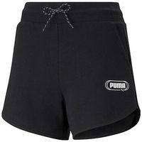 puma short shorts rebel taille haute para mujer