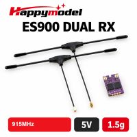 receptor de diversidad elrs dual rx happymodel es900 915mhz  868mhz con tcxo integrado para aviones rc drones fpv de largo alcance y piezas diy