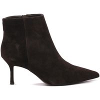 chiconic zapatos de tacon camoscio marrone para mujer