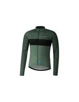 chaqueta de ciclismo shimano vertex printed verde