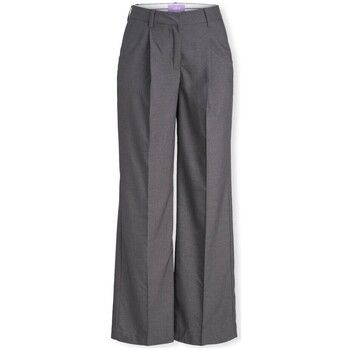 JJXX Pantalones Noos Ellis Wide Trousers - Dark Grey Melange para mujer