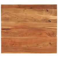 tablero de mesa rectangular madera maciza acacia 100x80x25 cm vidaxl
