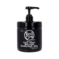 red one men shaving transparente silver gel 1000 ml