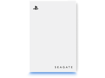 Disco duro externo 5 TB - Seagate STLV5000200, Licencia oficial PlayStation, USB 3.0, HDD, LED azul, Blanco