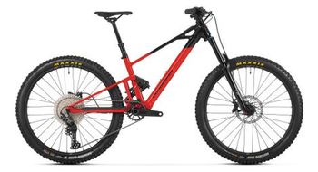 Mondraker f play 26 shimano 12v 250wh mahle 40nm 26   rojo negro 2026 bicicleta electrica de montana para ninos con suspension total