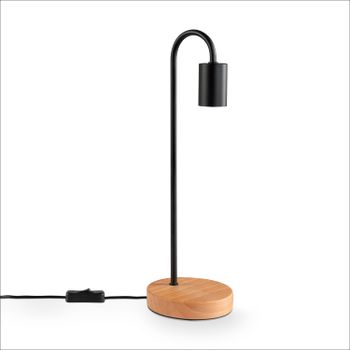 Lámpara de mesa Walen negro