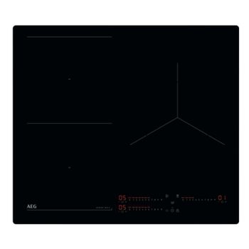 Placa de inducción AEG TI63IQ10IB Integrada 3 zonas 60cm negro con Hob2Hood y AssistedCooking
