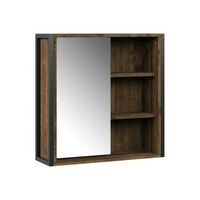armario con espejo para bano naola 622 x 625 cm con 1 puerta con espejo vicco