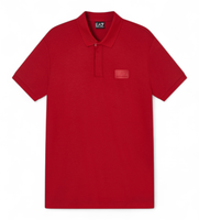 ea7 para hombre 7m001360af13862 polo lux identity rojo l casual lino manga corta