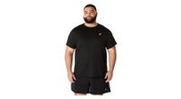 maillot de manga corta asics core negro hombre