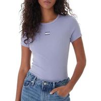 tommy hilfiger camiseta badge dw0dw17881 para mujer