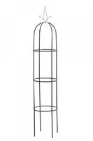 set de 1  reja para plantas en metal negro