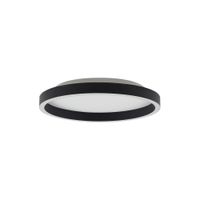 lampara de techo led de plastico negro