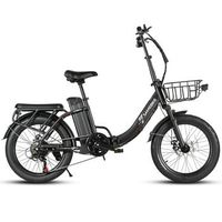 bicicleta electrica plegable samebike cy20 pro fat bike urbana de 20 36 v 13 ah negra