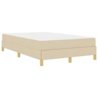 cama tapizada  200 x 120 cm  madera - crema