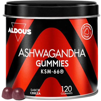 Aldous Ashwagandha Sabor Cereza 120 Gummies