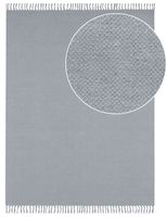 alfombra de tejido plano summer gris  80x250 cm