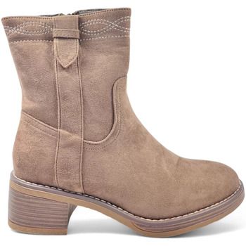 Timbos Botines Botin campero de mujer taupe 130623 para mujer
