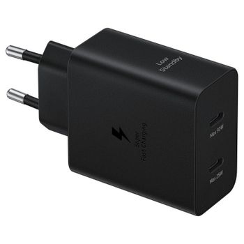 Samsung Cargador USB-C 50W con Carga Rápida Negro