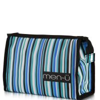 men-u stripes toiletry bag