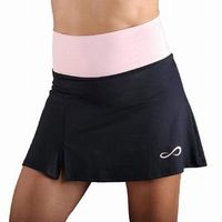 falda endless blur negro rosa cristal