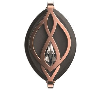 BELLABEAT Leaf Crystal Fitness Tracker - Swarovski Rose Gold, Gold