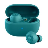 jlab go pop anc auriculares bluetooth tws con cancelacion activa de ruido verde azulado